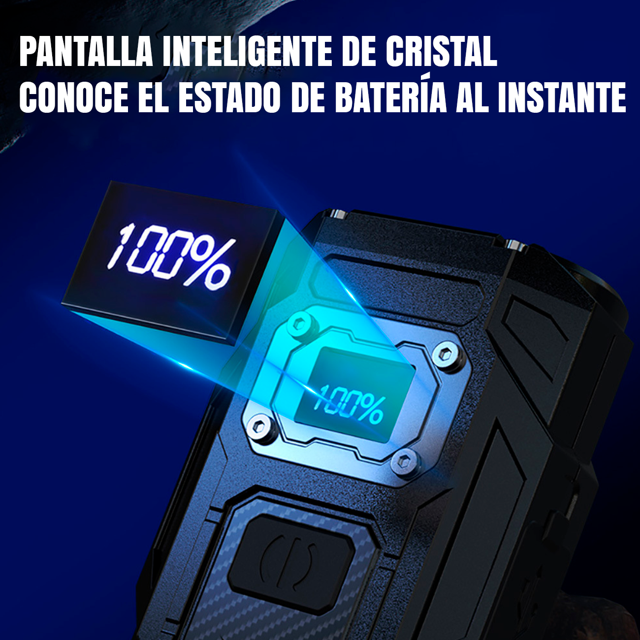 Alpine Clark - Linterna Potente Recargable USB Tipo C