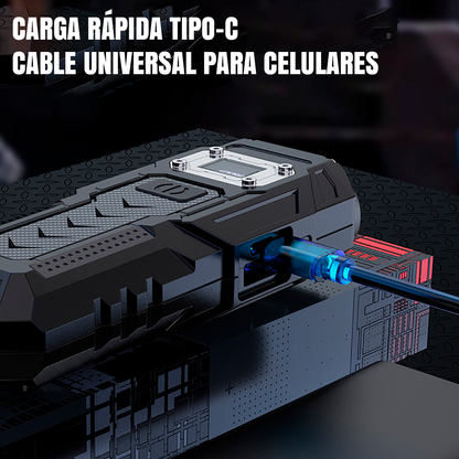 Alpine Clark - Linterna Potente Recargable USB Tipo C