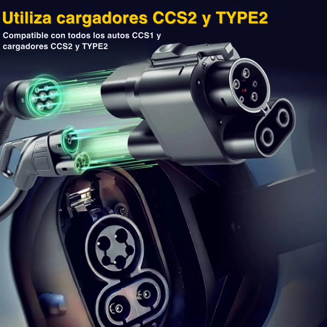 Adaptador CCS2 a CCS1